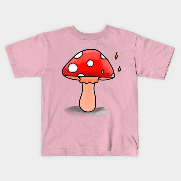 Mushroom Kids T-Shirt by Kraken Skullz
